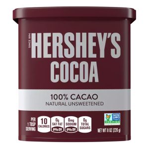 HERSHEY'S COCOA 100% Cacao Natural Unsweetened Cocoa