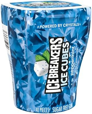 ICE BREAKERS ICE CUBES Peppermint Sugar Free Gum