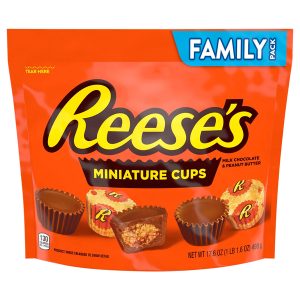 REESE'S Milk Chocolate Snack Size Peanut Butter Cups
